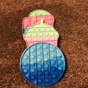 Pack of 3 Pop It Fidget Toys
